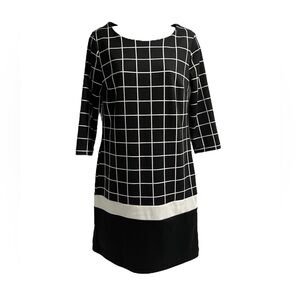 Woman’s New York & Company size small black and white dress